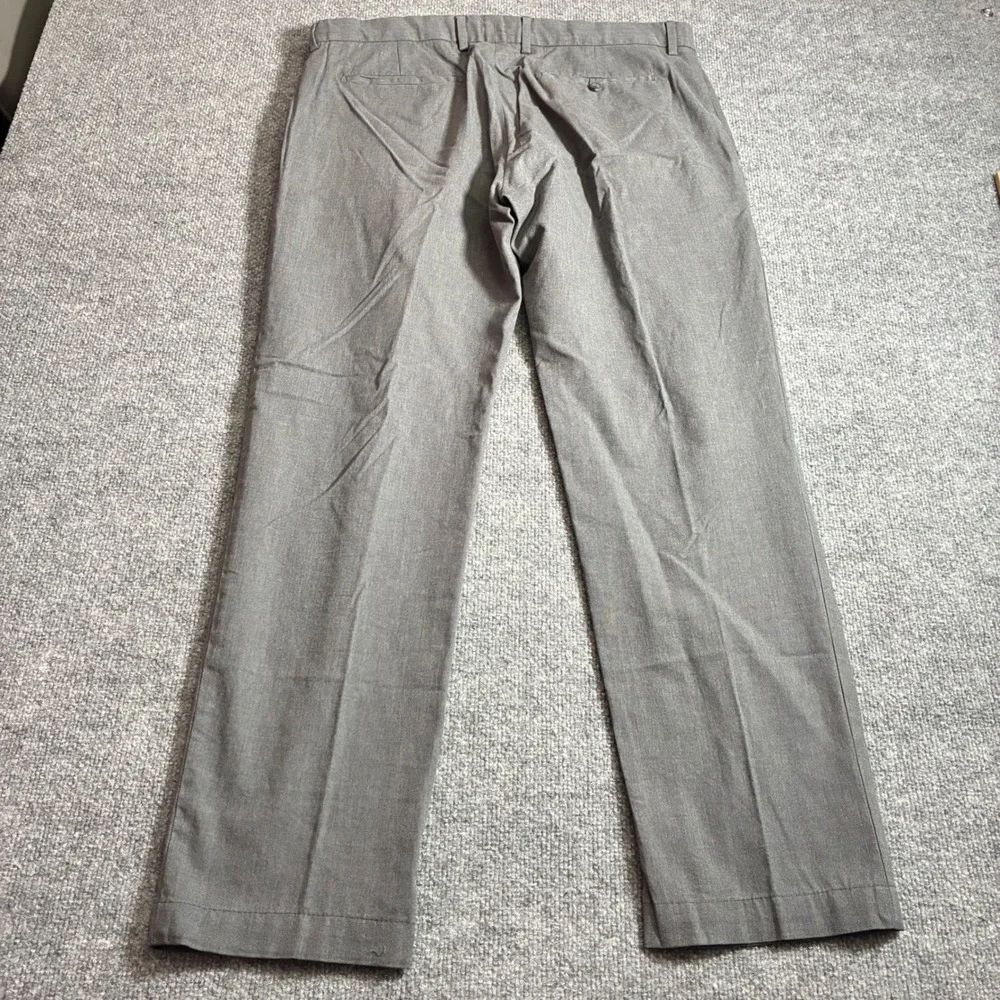 Banana‎ Republic Straight Fit Pants Mens 36x34 Gray Cotton Chinos